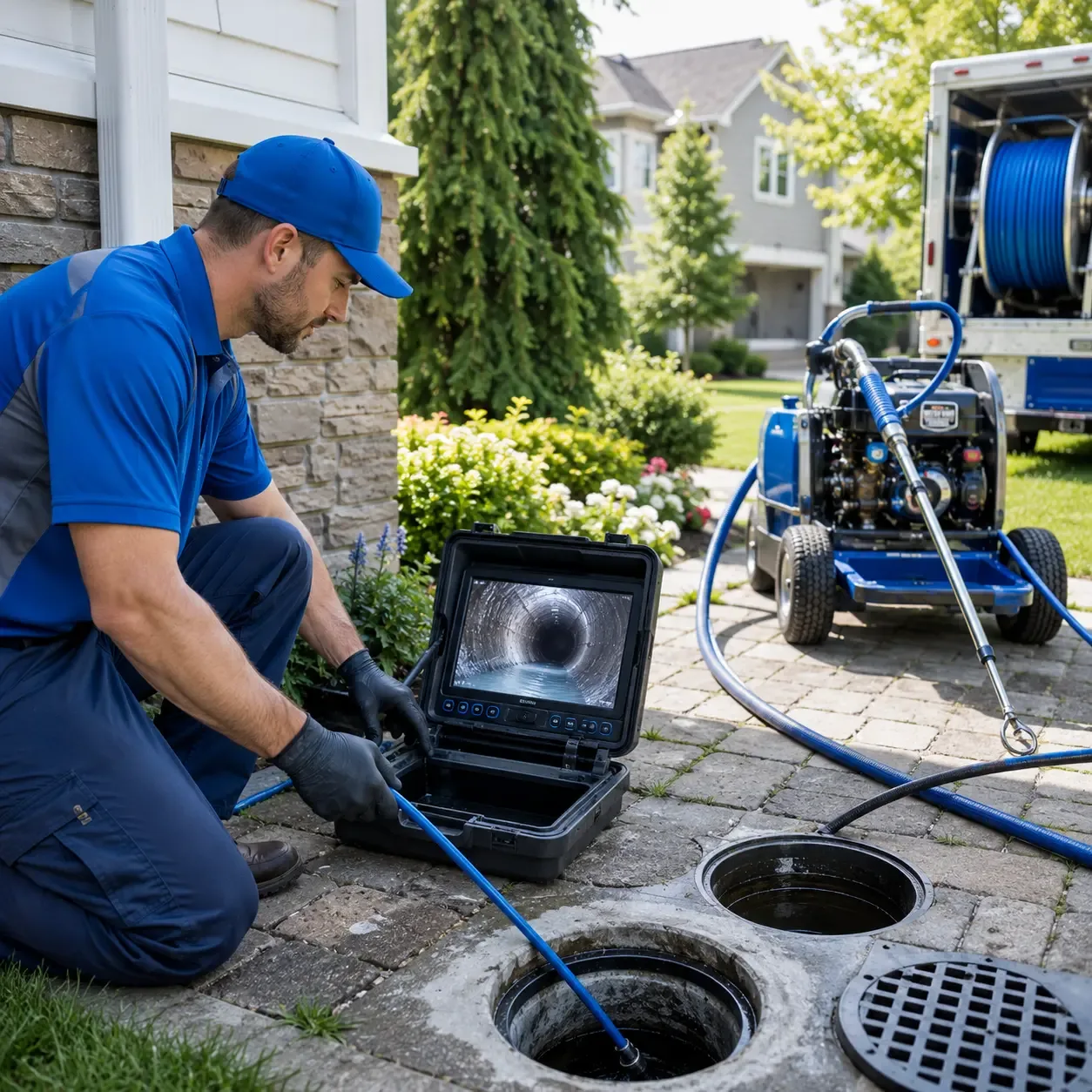 Outdoor drain cleaning professionals serving Orange, VA
